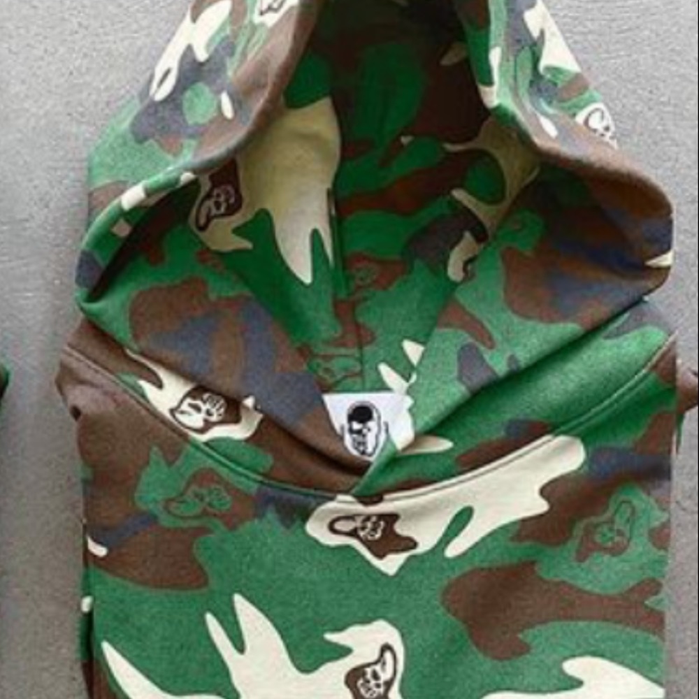 Warren Lotas reaper camo hoodie. Sz L.